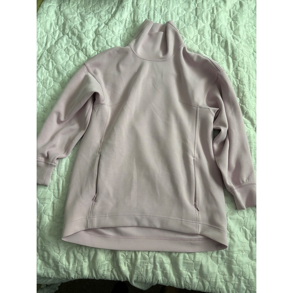 Lululemon AirWrap Pullover Hoodie Pink Peony Pleated Back LW3FLGS 4